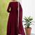 Women Empire Gotta Patti Chanderi Silk Kurta with Trousers & With Dupatta