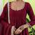 Women Empire Gotta Patti Chanderi Silk Kurta with Trousers & With Dupatta
