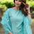Women Ethnic Motifs Embroidered Regular Thread Work Chanderi Silk Kurta with Trousers & With Dupatta