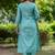 Women Ethnic Motifs Embroidered Regular Thread Work Chanderi Silk Kurta with Trousers & With Dupatta
