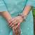 Women Ethnic Motifs Embroidered Regular Thread Work Chanderi Silk Kurta with Trousers & With Dupatta