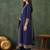 Women's Gorgeous Embroidery Work Vichitra Silk Fabric Flared Kurta Pant and Dupatta Set