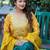 Women Ethnic Motifs Dyed Regular Thread Work Kurta with Palazzos & With Dupatta