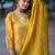 Women Ethnic Motifs Dyed Regular Thread Work Kurta with Palazzos & With Dupatta
