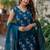 Women Floral Printed Regular Pure Silk Kurta with Trousers & With Dupatta
