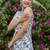 Floral Printed V-Neck Regular Pure Cotton Kurta with Trousers