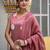Bandhani Dyed Regular Pure Silk Kurta With Trousers & Dupatta