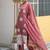 Bandhani Dyed Regular Pure Silk Kurta With Trousers & Dupatta