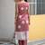 Bandhani Dyed Regular Pure Silk Kurta With Trousers & Dupatta