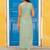 Sweetheart Neck Regular Thread Work Pure Silk Kurta With Trousers & Dupatta