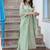 Sweetheart Neck Regular Thread Work Pure Silk Kurta With Trousers & Dupatta