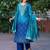 Women Ethnic Motifs Printed Regular Sequinned Kurta with Trousers & With Dupatta