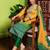 Women Bandhani Dyed Regular Thread Work Kurta with Trousers & With Dupatta