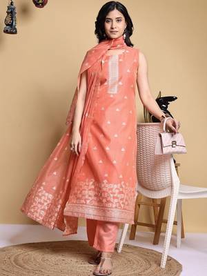 Women Ethnic Motifs Printed Regular Kurta with Trousers & With Dupatta 1