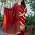 Women Dyed Regular Pure Silk Kurta with Trousers & With Dupatta