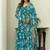 Floral Printed Regular Gotta Patti Kurta With Churidar & Dupatta