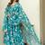Floral Printed Regular Gotta Patti Kurta With Churidar & Dupatta