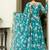 Floral Printed Regular Gotta Patti Kurta With Churidar & Dupatta