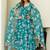 Floral Printed Regular Gotta Patti Kurta With Churidar & Dupatta