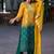 Women Dyed Kurta with Palazzo & Dupatta