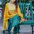 Women Dyed Kurta with Palazzo & Dupatta