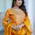 Women Ethnic Motifs Printed Regular Sequinned Kurta with Palazzos & With Dupatta