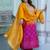 Women Ethnic Motifs Printed Regular Sequinned Kurta with Palazzos & With Dupatta