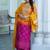 Women Ethnic Motifs Printed Regular Sequinned Kurta with Palazzos & With Dupatta