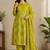 parrot cotton kurti pant dupatta set