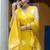 Shibori Dyed V-Neck Pure Silk Straight Kurta with Trousers & Dupatta