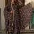 Floral Printed Round Neck Long Sleeves Anarkali Kurta with Trousers & Dupatta