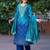 Bandhani Printed Sequinned Round Neck Kurta with Trousers & Dupatta