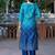 Bandhani Printed Sequinned Round Neck Kurta with Trousers & Dupatta