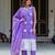 Women Dyed Regular Pure Silk Kurta with Trousers & With Dupatta