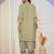 Band Collar Straight Kurta With Palazzos