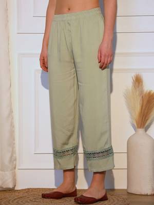 Band Collar Straight Kurta With Palazzos 7