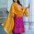 Bandhani Printed Sequinned Round Neck Kurta with Trousers & Dupatta