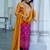 Bandhani Printed Sequinned Round Neck Kurta with Trousers & Dupatta