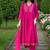 Women Ethnic Motifs Embroidered Panelled Thread Work Chanderi Silk Kurta with Trousers & With Dupatta