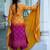 Women Ombre Dyed Regular Thread Work Kurta with Palazzos & With Dupatta