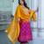 Women Ombre Dyed Regular Thread Work Kurta with Palazzos & With Dupatta