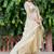 Embroidered Sequinned Georgette Anarkali Kurta with Palazzo and Dupatta
