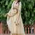 Embroidered Sequinned Georgette Anarkali Kurta with Palazzo and Dupatta