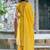 Women Ethnic Motifs Regular Gotta Patti Pure Silk Kurta with Trousers & With Dupatta