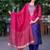 Women Ombre Dyed Regular Thread Work Kurta with Palazzos & With Dupatta