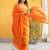 Women Dyed Regular Pure Silk Kurta with Trousers & With Dupatta