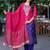 Women Bandhani Embroidered Kurta with Trousers & Dupatta