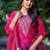 Women Bandhani Embroidered Kurta with Trousers & Dupatta