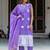 Women Bandhani Dyed Regular Aari Work Pure Silk Kurta with Trousers & With Dupatta