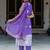 Women Bandhani Dyed Regular Aari Work Pure Silk Kurta with Trousers & With Dupatta
